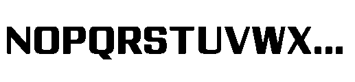 Yuenyong Loopless Extra Bold Font UPPERCASE