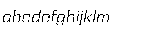 Yuenyong Loopless Italic FONT