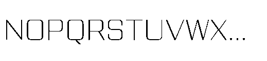 Yuenyong Loopless Light Font UPPERCASE