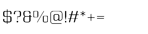 Yuenyong Loopless Regular Font OTHER CHARS