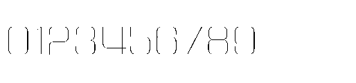 Yuenyong Loopless Thin Font OTHER CHARS