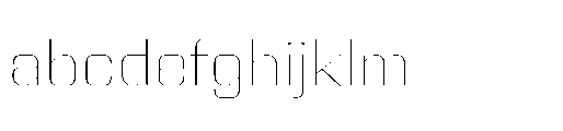Yuenyong Loopless Thin FONT