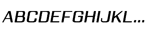 Yuenyong Semi Bold Italic Font UPPERCASE