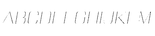Yuenyong Thin Italic Font UPPERCASE