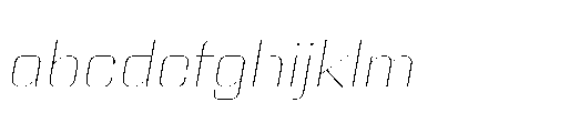 Yuenyong Thin Italic FONT