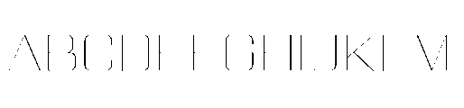 Yuenyong Thin Font UPPERCASE