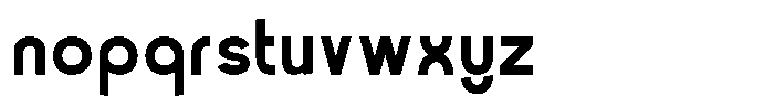 Yugo Font LOWERCASE