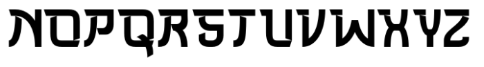 Yumikaze Font UPPERCASE