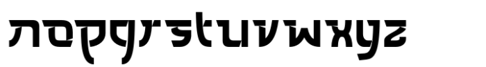 Yumikaze Font LOWERCASE