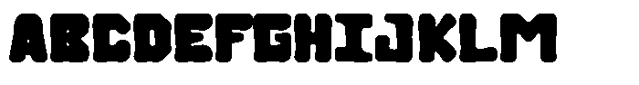 Yummy Chunk Font UPPERCASE