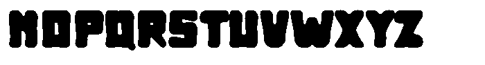 Yummy Chunk Font UPPERCASE