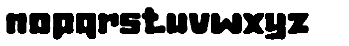Yummy Chunk Font LOWERCASE