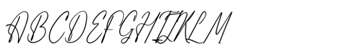 Yustinja Regular Font UPPERCASE
