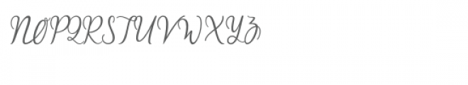 Yullya Script Font UPPERCASE