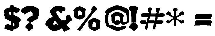Yule Heavy Snow Color Font OTHER CHARS