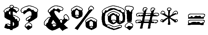 Yule Heavy Snow Font OTHER CHARS