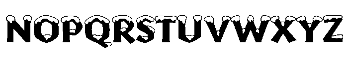 Yule Heavy Snow Font UPPERCASE