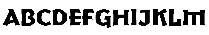 Yule Heavy Font UPPERCASE