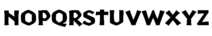 Yule Heavy Font UPPERCASE