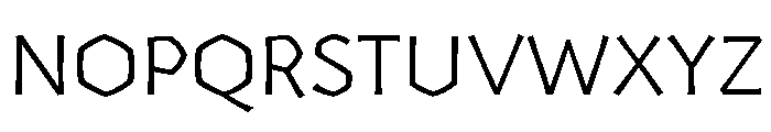 Yule Klein Font UPPERCASE