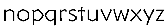 Yule Klein Font LOWERCASE