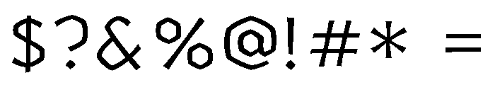 Yule Regular Font OTHER CHARS