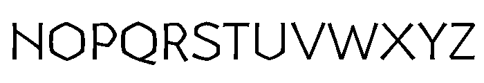 Yule Regular Font UPPERCASE