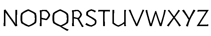 Yule Regular Font LOWERCASE