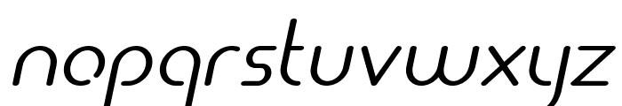 Yuria-BoldItalic Font LOWERCASE