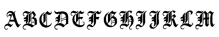 Yvonne Regular Font UPPERCASE
