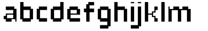 YWFT Bit Extra Light Font LOWERCASE