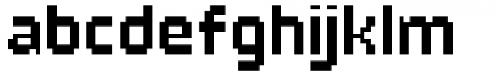 YWFT Bit Light Font LOWERCASE