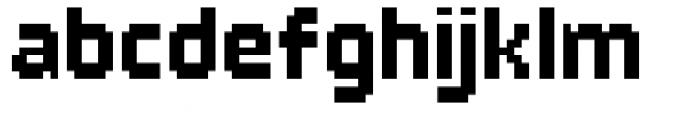 YWFT Bit Regular Font LOWERCASE