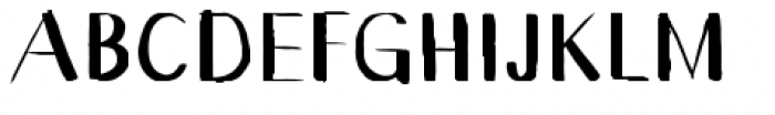 YWFT Filbert Font UPPERCASE