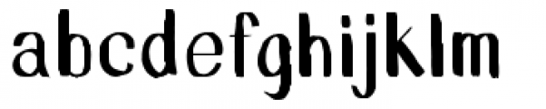 YWFT Filbert Font LOWERCASE