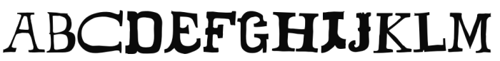 YWFT Gavin Normal Font UPPERCASE