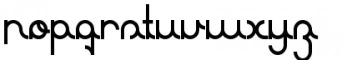YWFT Maudlin Regular Font LOWERCASE