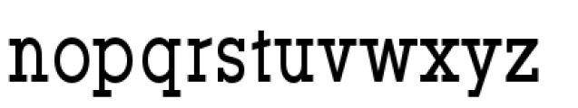 YWFT Motown Condensed Demi Bold Font LOWERCASE