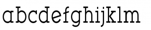 YWFT Motown Condensed Regular Font LOWERCASE