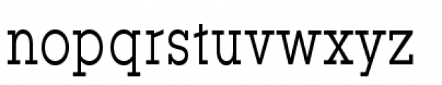 YWFT Motown Condensed Regular Font LOWERCASE