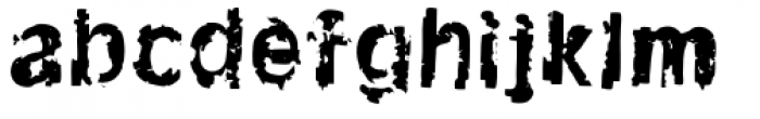 YWFT Nash Regular Font LOWERCASE