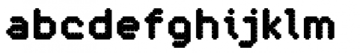 YWFT OneCross Black Font LOWERCASE