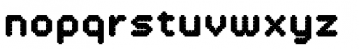 YWFT OneCross Black Font LOWERCASE