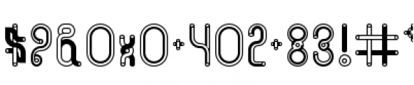 YWFT Pipe Halfsolid Font OTHER CHARS