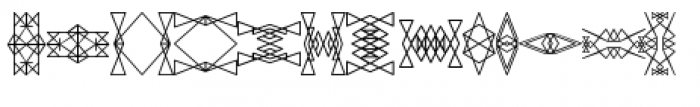 YWFT S3 Patterns Alternate Font LOWERCASE