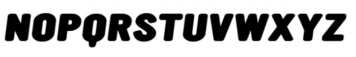 YWFT Ultramagnetic Expanded Black Oblique Font UPPERCASE