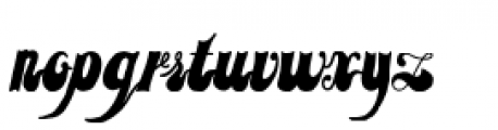 YWFT Wellsworth Font LOWERCASE