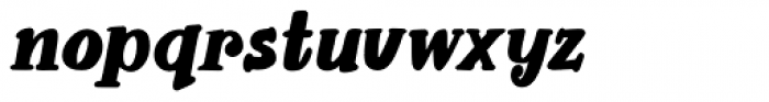 YWFT Blender Italic Font LOWERCASE