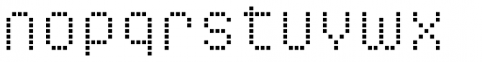 YWFT Caliper Regular Cubed Font LOWERCASE
