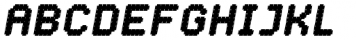 YWFT Crossover Black Oblique Font UPPERCASE